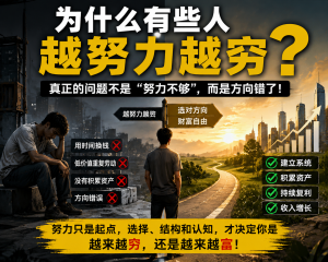 为什么有些人越努力越穷？-共创社