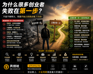 为什么很多创业者失败在第一步？创业失败的真正原因不是没机会-共创社