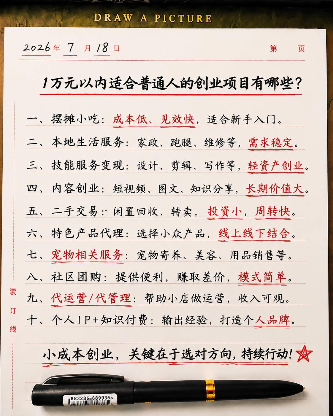 1万元以内适合普通人的创业项目有哪些？低成本创业方向分析-共创社