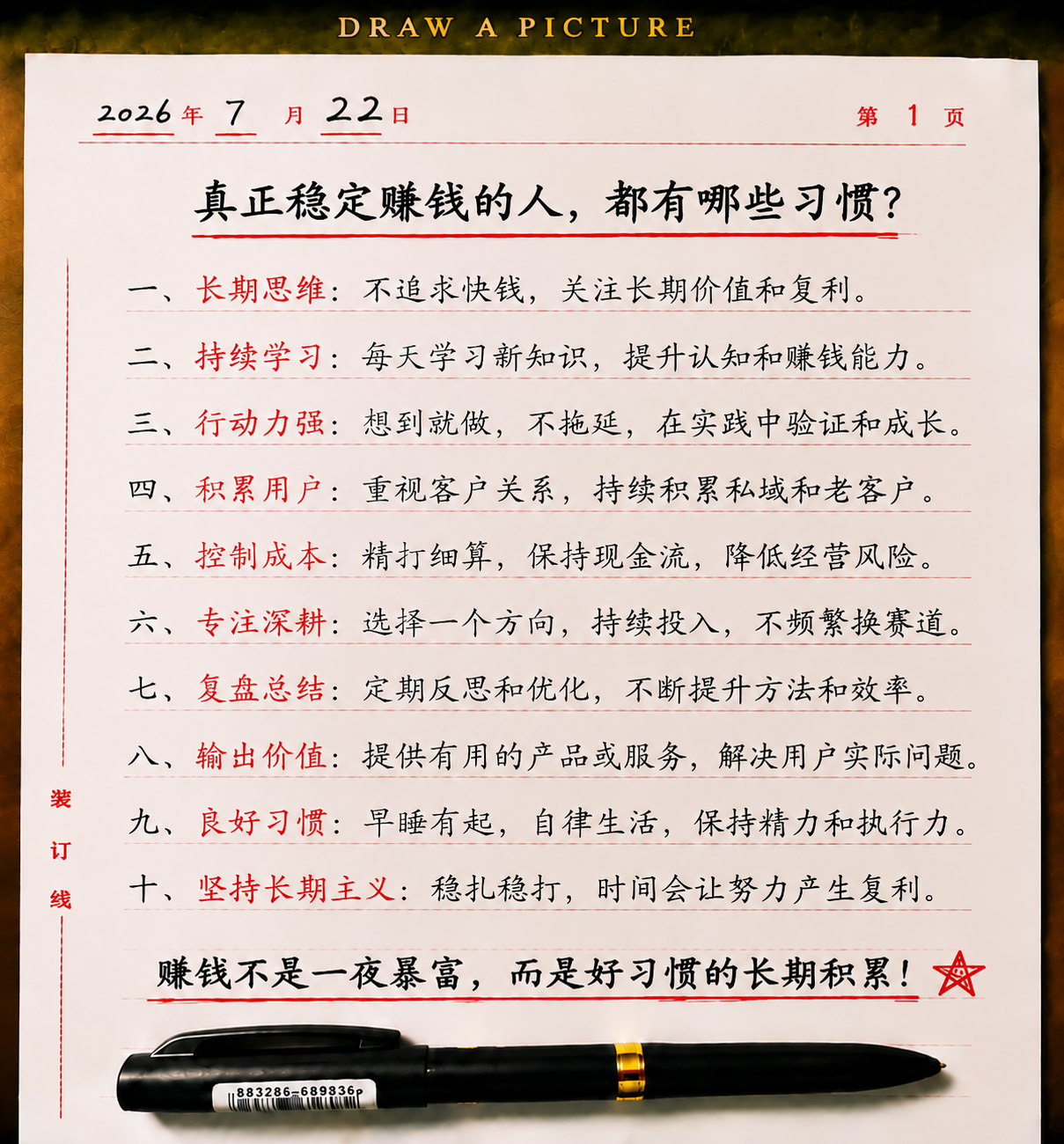 真正稳定赚钱的人，都有哪些习惯？-共创社