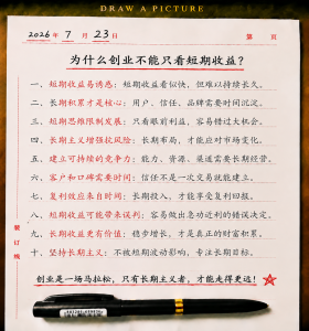 为什么创业不能只看短期收益？普通人创业更需要长期主义思维-共创社