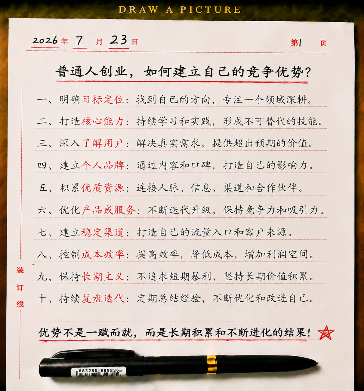 普通人创业，为什么一定要建立竞争优势？-共创社