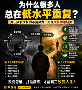 为什么很多人总在低水平重复？-共创社