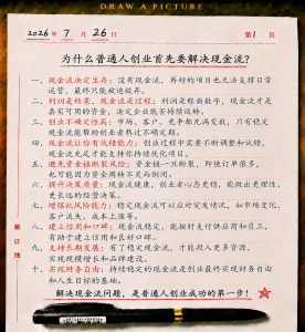 为什么普通人创业首先要解决现金流？-共创社
