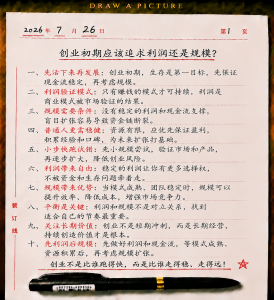 创业初期应该追求利润还是规模？-共创社