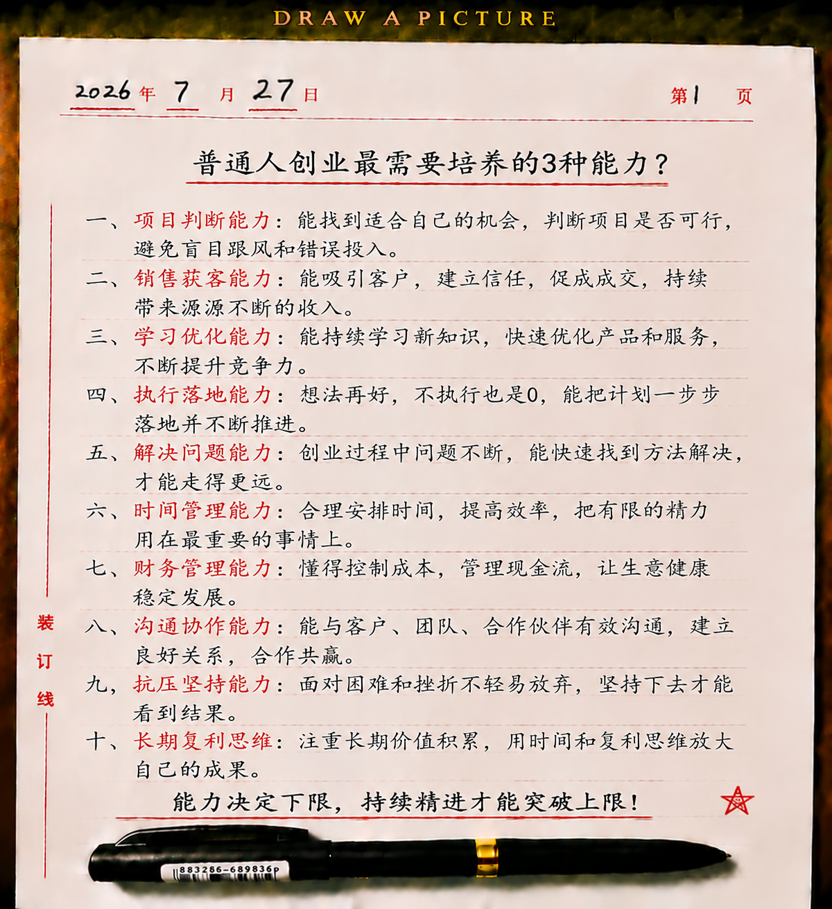 普通人创业最需要培养的3种能力-共创社