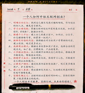 一个人如何开始互联网创业-共创社