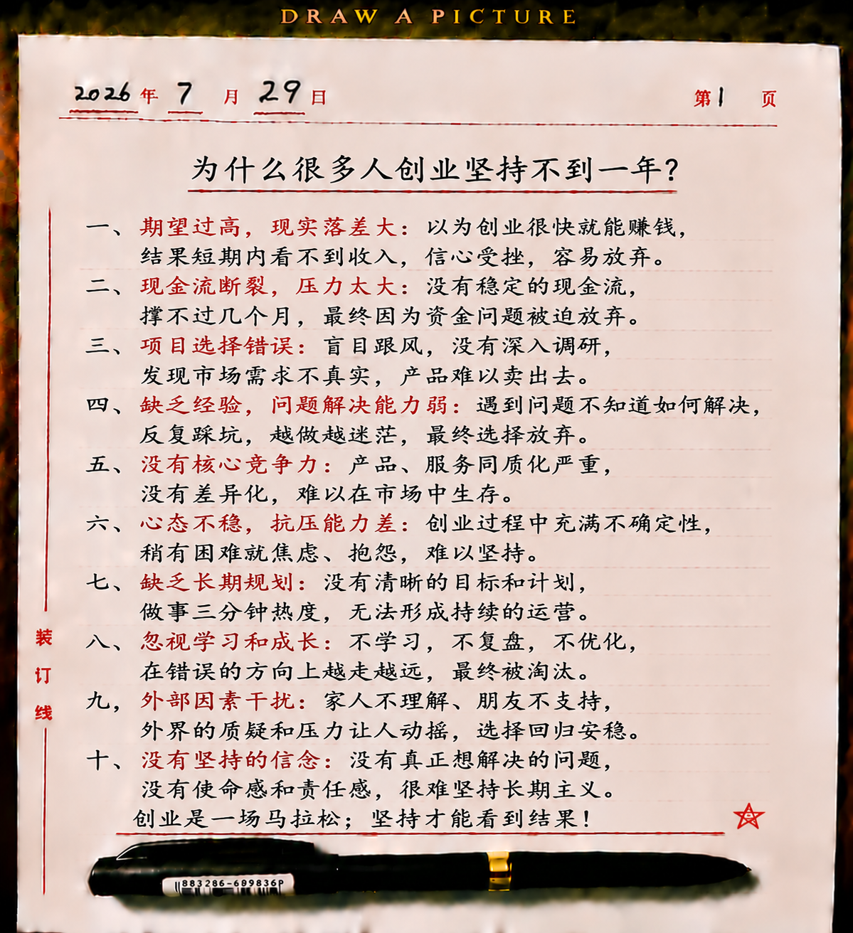 为什么很多人创业坚持不到一年？-共创社