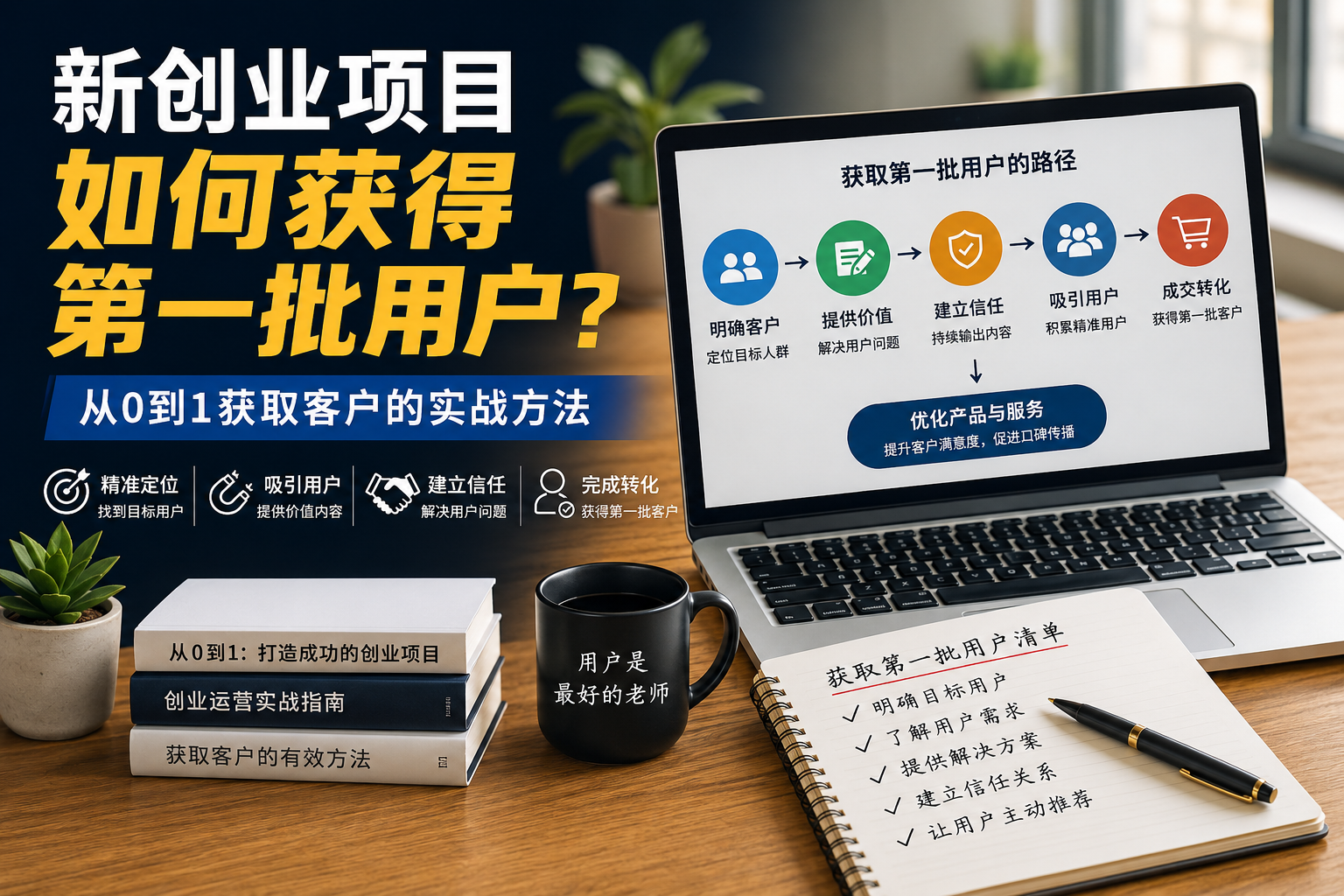 新创业项目如何获得第一批用户？-共创社