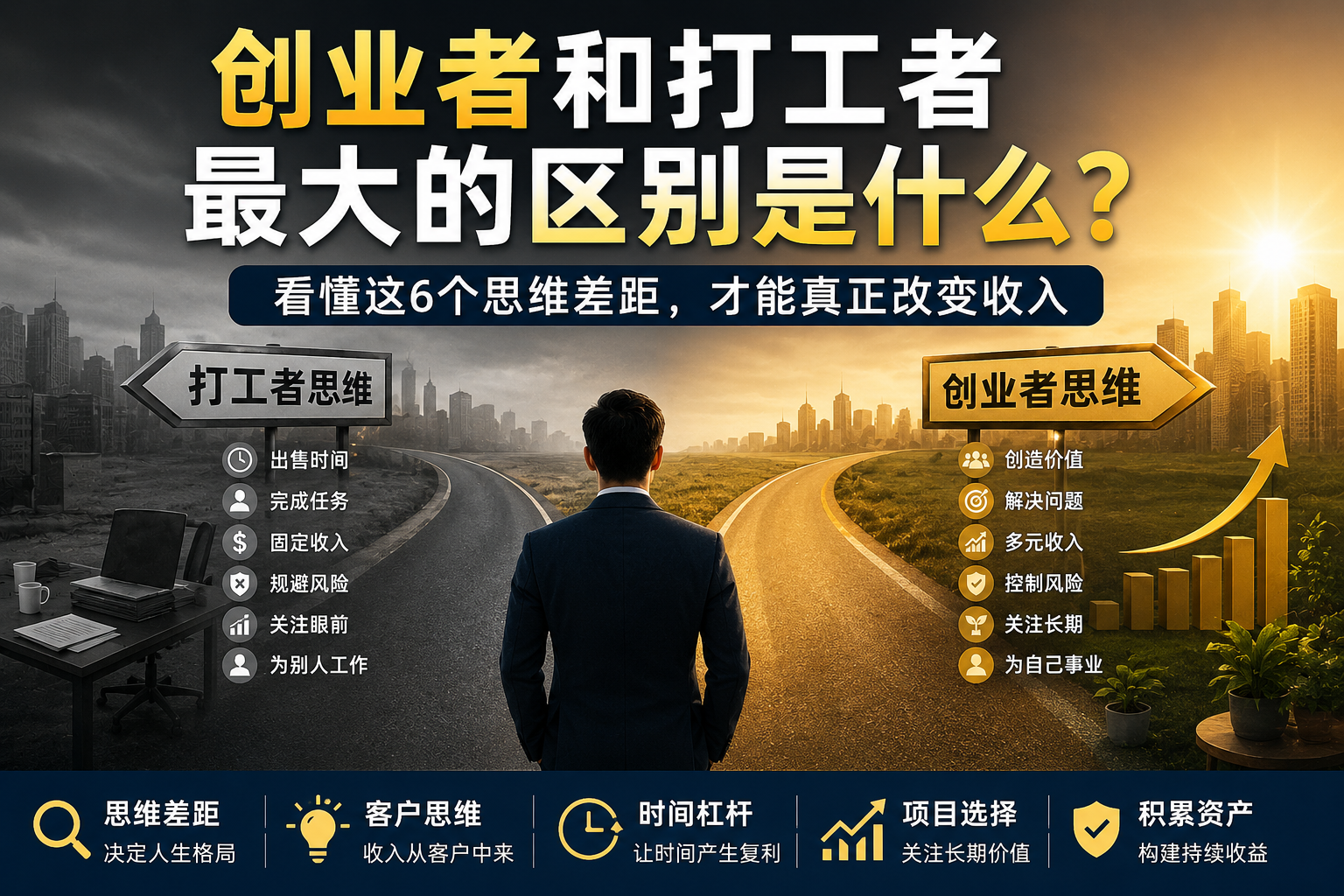 创业者和打工者最大的区别是什么?-共创社