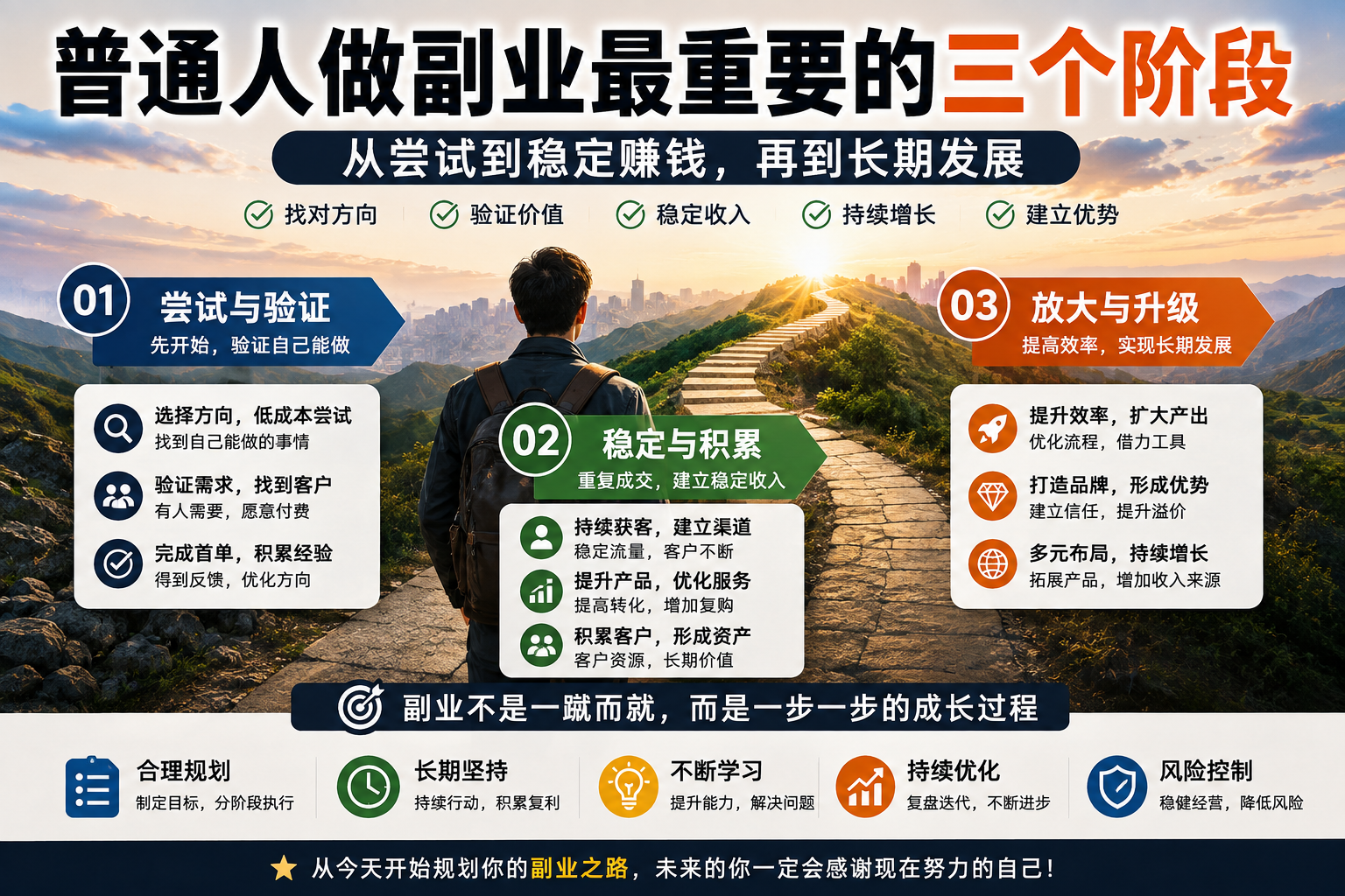 普通人做副业最重要的三个阶段-共创社