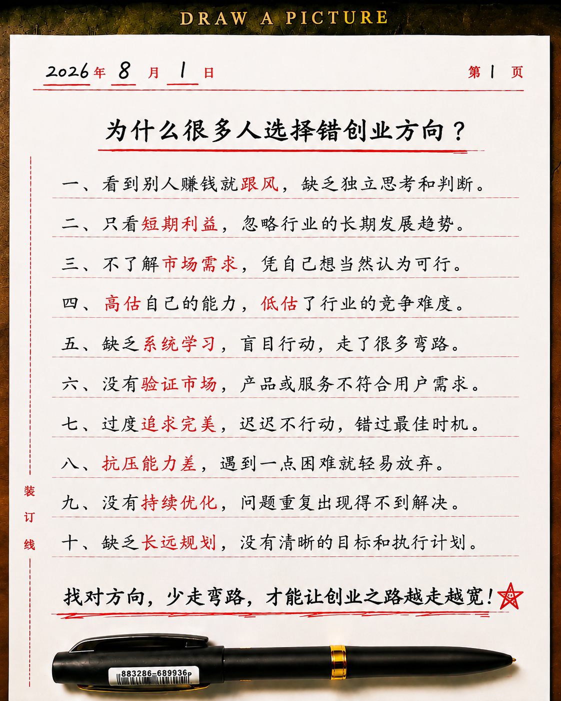 为什么很多人选择错创业方向？-共创社