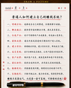普通人如何建立自己的赚钱系统?-共创社