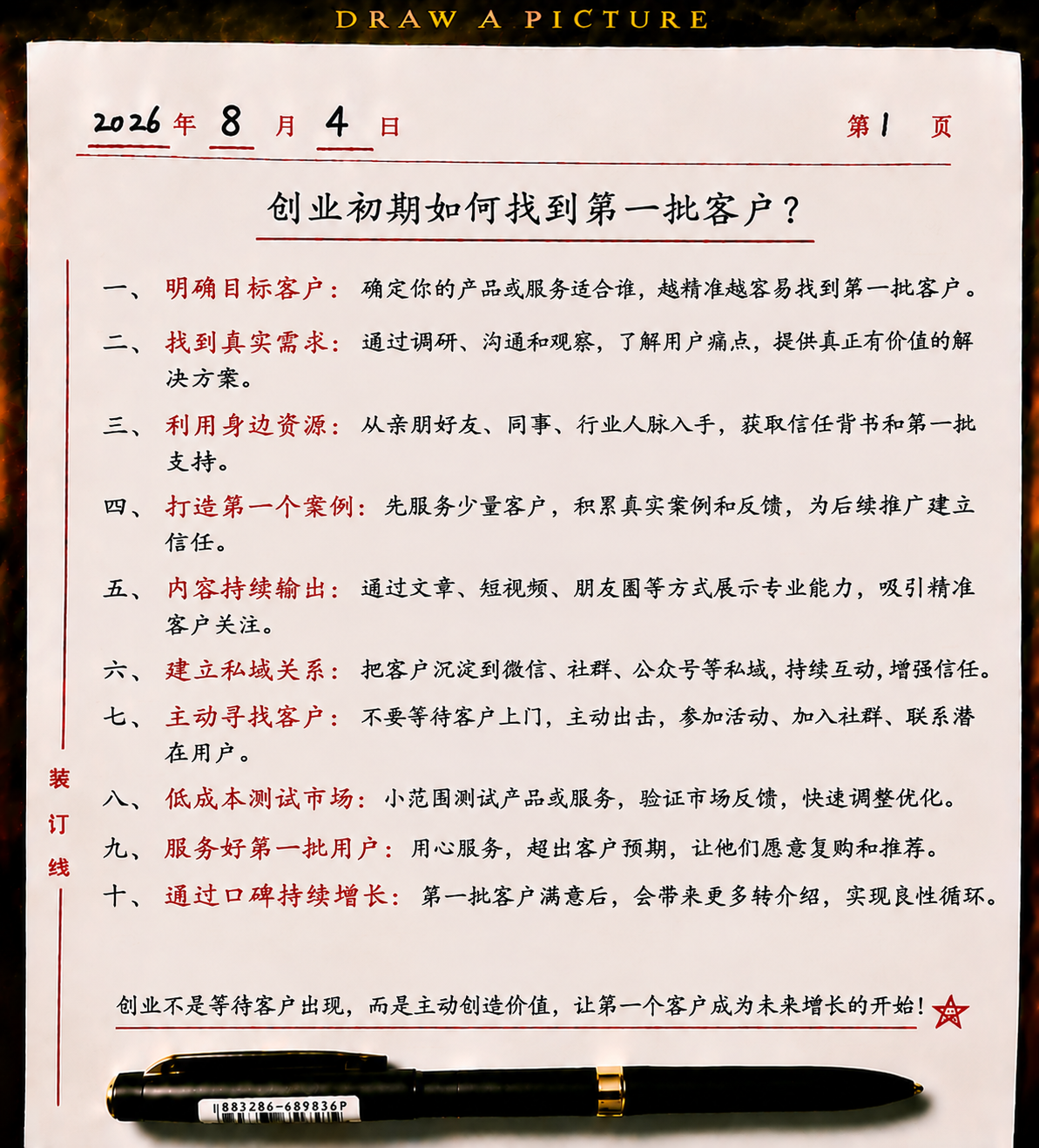 创业初期如何找到第一批客户?-共创社